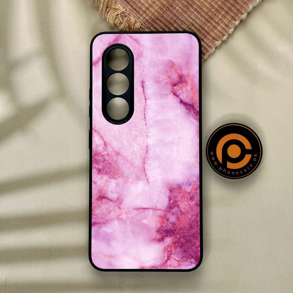 Itel S25 - Pink Design 5 - Premium Metal Printed Soft Bumper Shock Proof Case