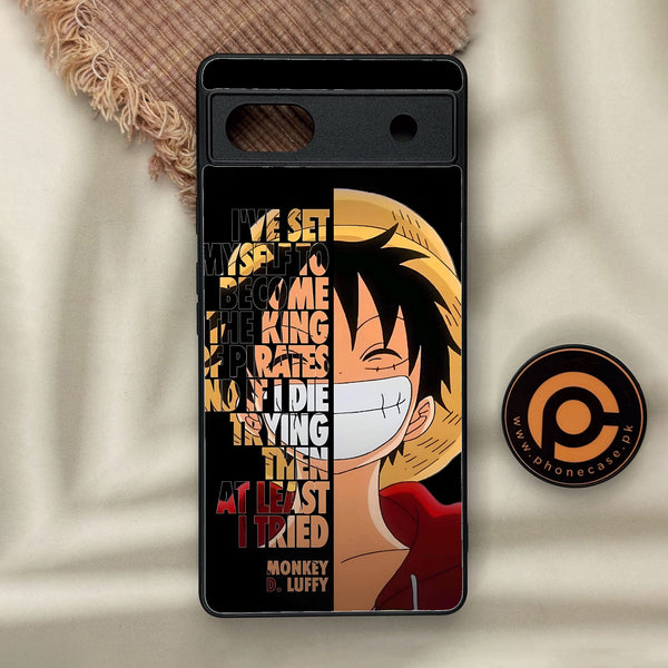 Google Pixel 6a - Anime - Premium Metal Printed Soft Bumper Shock Proof Case