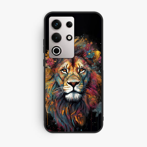 Itel S25 Ultra - Tiger 2.0 Design 10 - Premium Metal Printed Soft Bumper Shock Proof Case