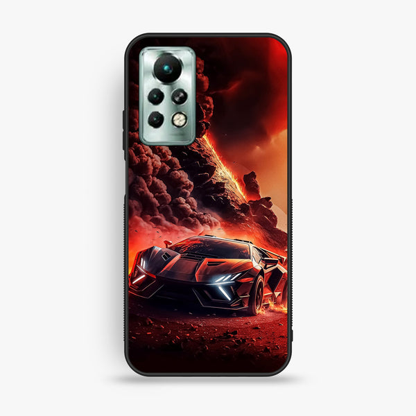 Infinix Note 11 Pro - Racing Design 7 - Premium Metal Printed Soft Bumper Shock Proof Case