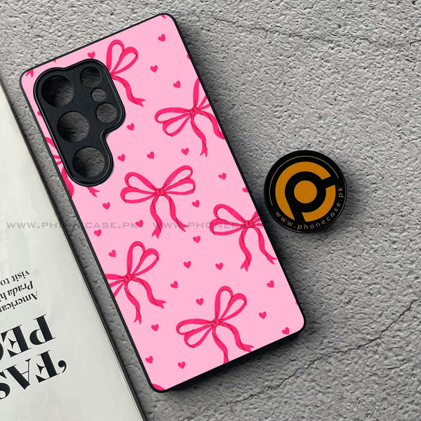 Pink Bow Bliss - Premium Metal Phone Case All Models