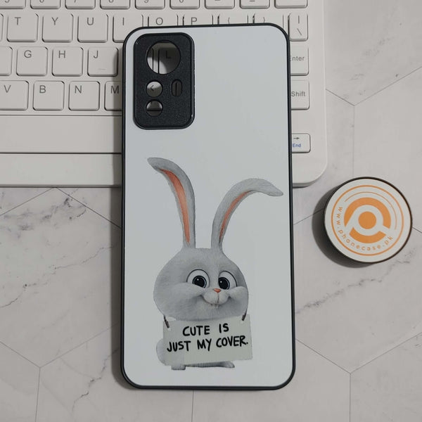 Xiaomi Redmi Note 12S - Cute Rabbit Design 3 - Premium Printed Glass soft Bumper shock Proof Case CS-22711