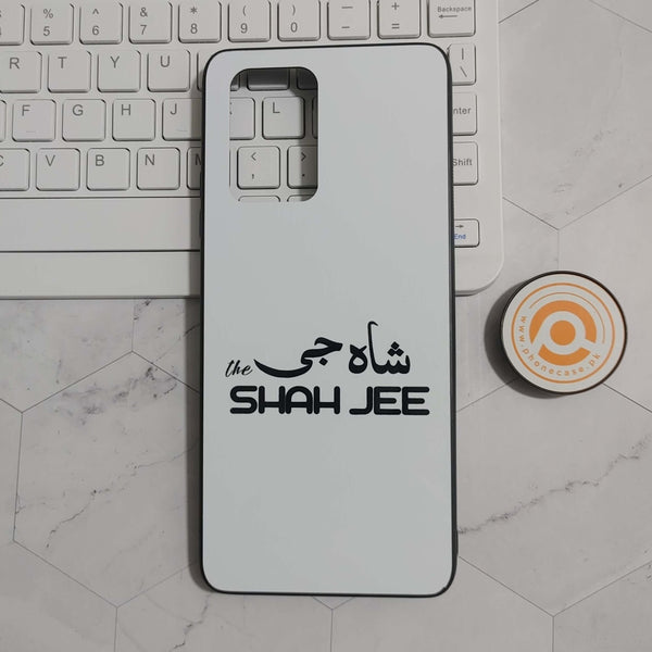 Infinix Note 10 Pro Caste Name Shah Jee Premium Printed Glass soft Bumper shock Proof Case CS-22566