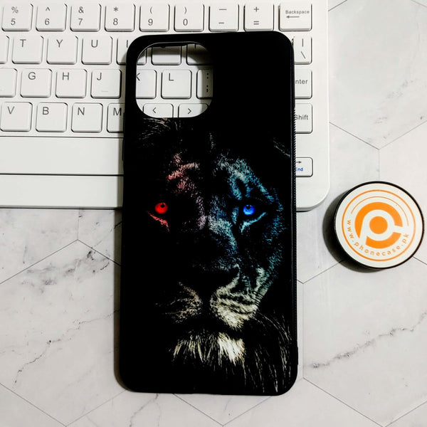 Mi 11 Lite - Tiger Art Design 4 - Premium Printed Glass soft Bumper shock Proof Case CS-22669