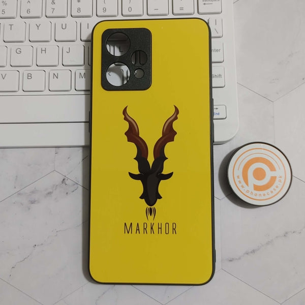 Realme 9 Pro Plus / Realme 9 4g  - Markhor Design 1 - Premium Printed Glass soft Bumper shock Proof Case CS-22648
