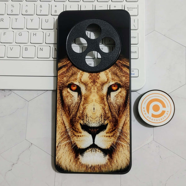 Xiaomi Redmi 14C - Lion Art -  Premium Printed Metal soft Bumper shock Proof Case CS-22643