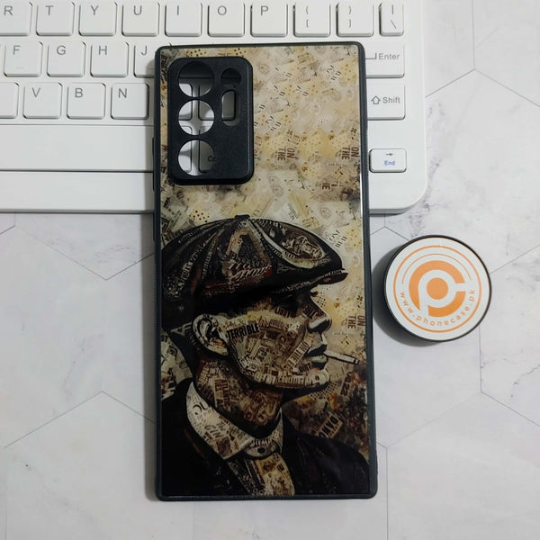 Galaxy Note 20 Ultra - Tommy Shelby - Premium Printed Glass soft Bumper shock Proof Case CS-23247