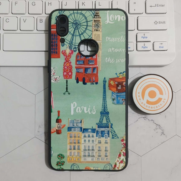 Samsung Galaxy A10 - Travel Vision Board Design - Premium Printed Glass soft Bumper shock Proof Case CS-23501