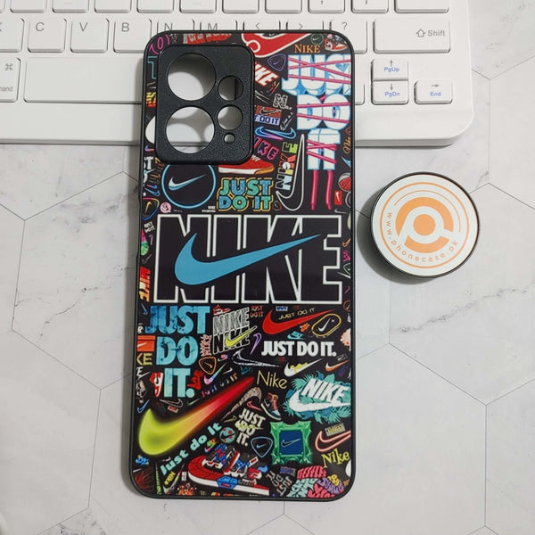 Xiaomi Redmi Note 12 - Nike Edition Design 1 - Premium Printed Glass soft Bumper Shock Proof Case CS-23542