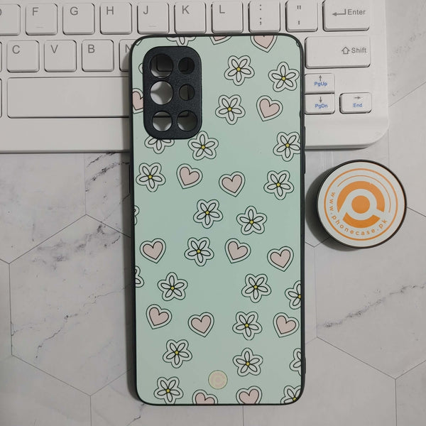 OnePlus 8t/9R - Floral Design 7 - Premium Printed Glass soft Bumper Shock Proof Case CS-23590