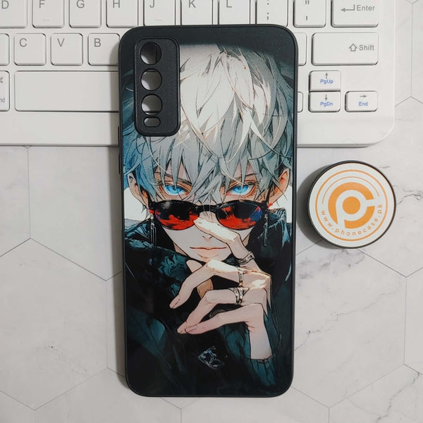 Vivo Y20/Y11S - Jujutsu Kaisen Gojo - Premium Printed Glass soft Bumper shock Proof Case CS-23594