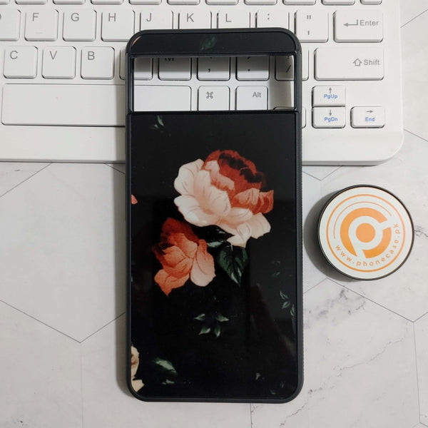 Google Pixel 8 - Blooming Beauty - Premium Printed Glass soft Bumper Shock Proof Case CS-23676