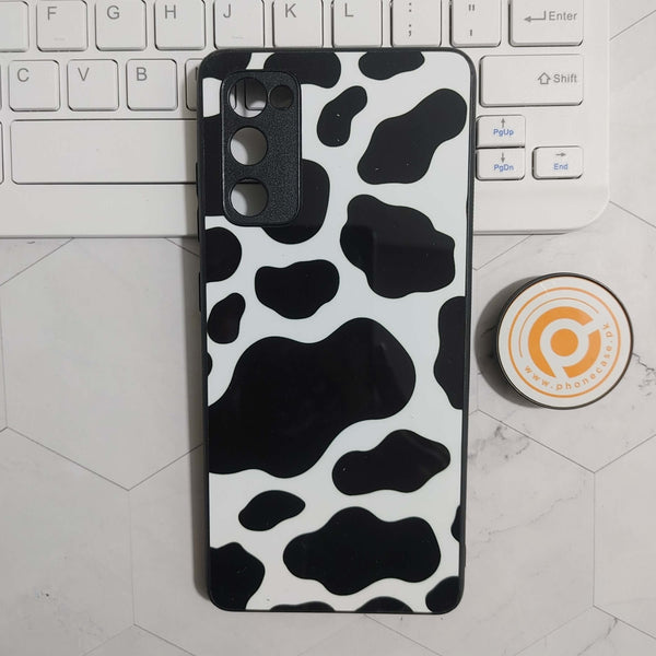 Galaxy S20 FE - Cow Print Design - Premium Printed Glass soft Bumper shock Proof Case CS-23693