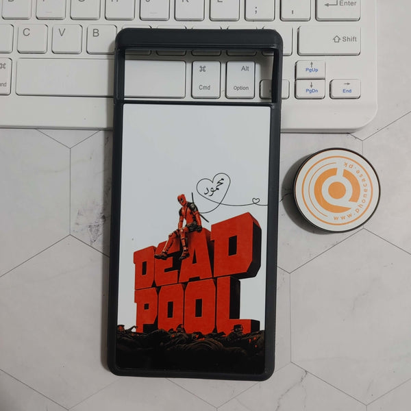 Google Pixel 6 - Dead Pool - Premium Printed Glass soft Bumper shock Proof Case CS-23697