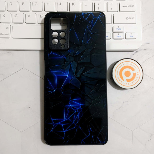 Xiaomi Redmi Note 11 Pro/Redmi Note 12 Pro - 3D Design 1 - Premium Printed Glass soft Bumper shock Proof Case CS-23719