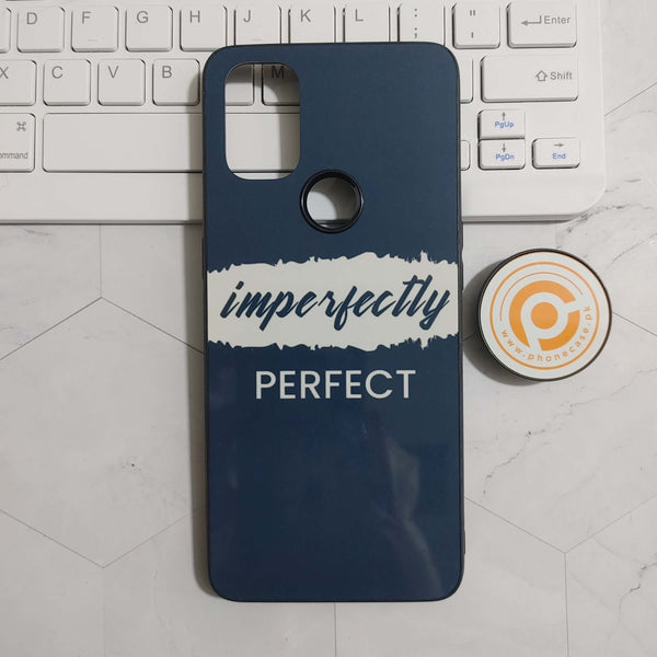 OnePlus Nord N10 - imperfectly - Premium Printed Glass soft Bumper Shock Proof Case CS-23649