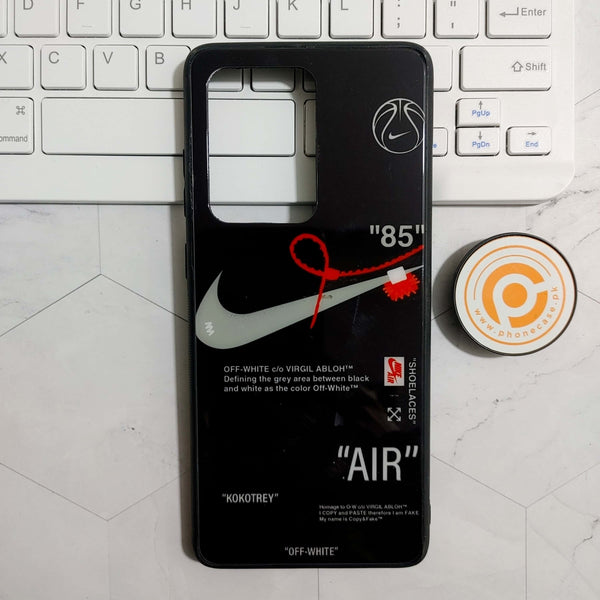 Samsung Galaxy S20 Ultra - Nike Edition Design 2 - Premium Printed Glass soft Bumper shock Proof Case CS-23710