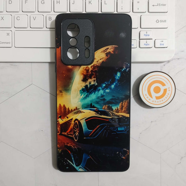 Xiaomi 11T/11T Pro - Racing Design 5 - Premium Printed Glass soft Bumper shock Proof Case CS-23705