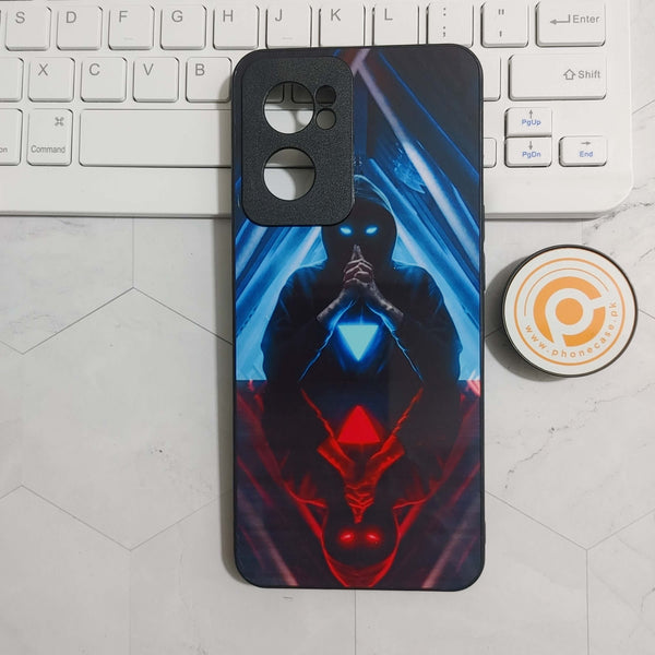 OnePlus Nord CE 2 5G - Cyber Shadow - Premium Metal Printed soft Bumper Shock Proof Case CS-23715