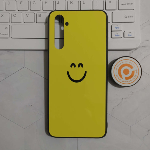 Realme 6 Pro - Happy Vibes - Premium Printed Glass soft Bumper shock Proof Case CS-23736