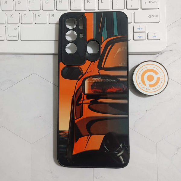 Tecno Pova Neo - Racing 2.0 Design 4 - Premium Printed Glass soft Bumper shock Proof Case CS-23737