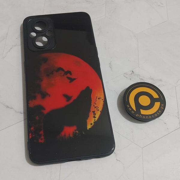 OnePlus N20/ F21 Pro 5g/ Reno 7Z  - Wolf Design 1 - Premium Metal Printed soft Bumper Shock Proof Case CS-26230 CS-29851