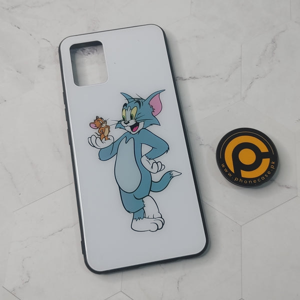 Vivo V20  Cartoon Design 3 Premium Printed Glass soft Bumper shock Proof Case CS-26229