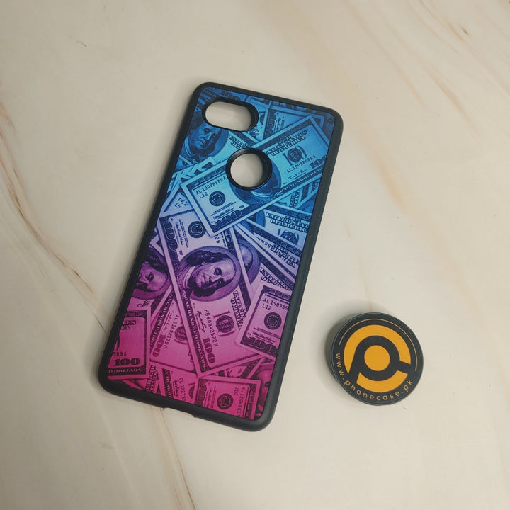 Google Pixel 3 XL-  Dollar Design 2- Premium Metal Printed soft Bumper Shock Proof Case CS-27227