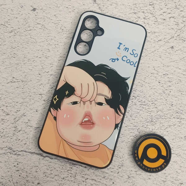 Samsung Galaxy A25 - Cute Couple Premium Metal Phone Case Case CS-27435