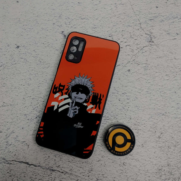Xiaomi Redmi Note 10 5G -  Jujustu Tech  - Premium Metal  Printed soft Bumper shock Proof Case CS-27547