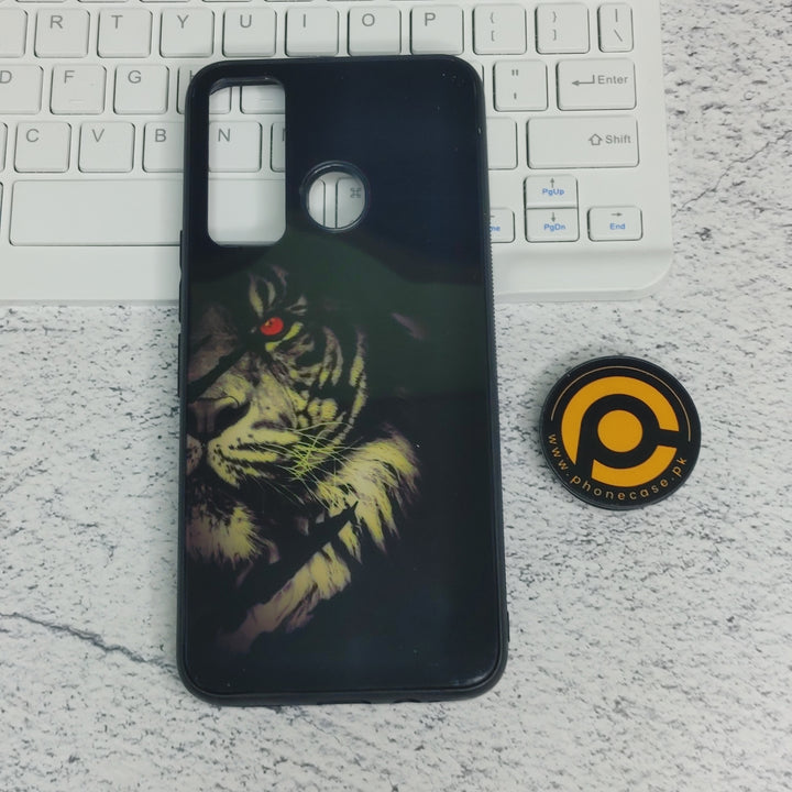 Tecno Camon 17 - Tiger Art - Premium Printed Glass Case CS-27854