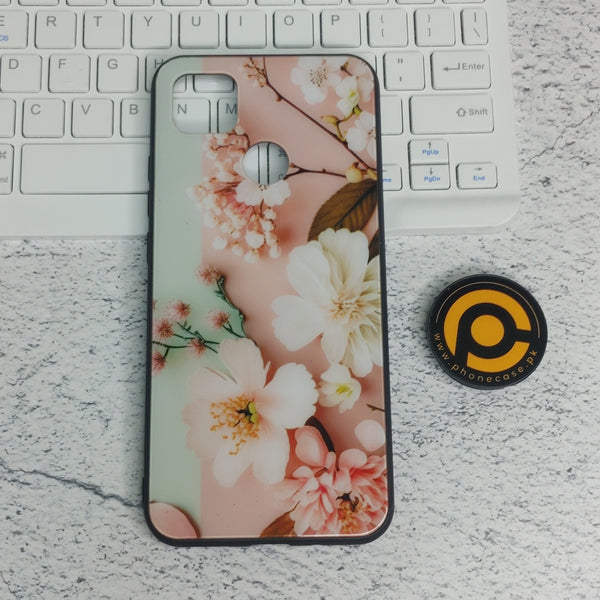 Xiaomi Redmi 9C Floral Design Series - HQ Ultra Shine Premium Metal Phone Case CS-27831