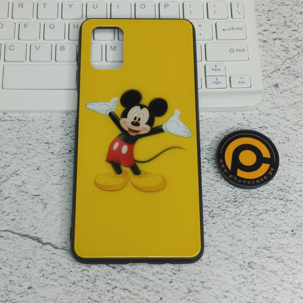 Samsung Galaxy M51 - Cartoon Design  - Premium Metal  Printed soft Bumper shock Proof Case CS-44811