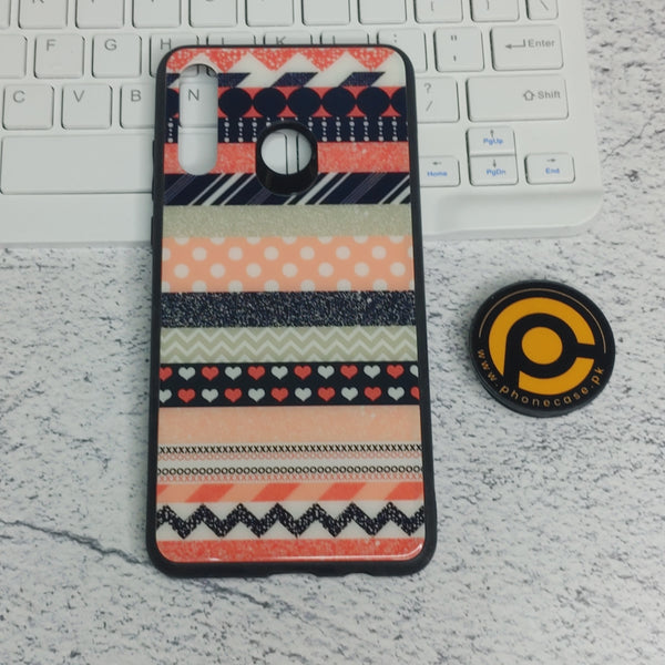 Huawei P30 lite - "Boho Chic Stripes"  - Premium Printed Glass soft Bumper shock Proof Case CS-27837