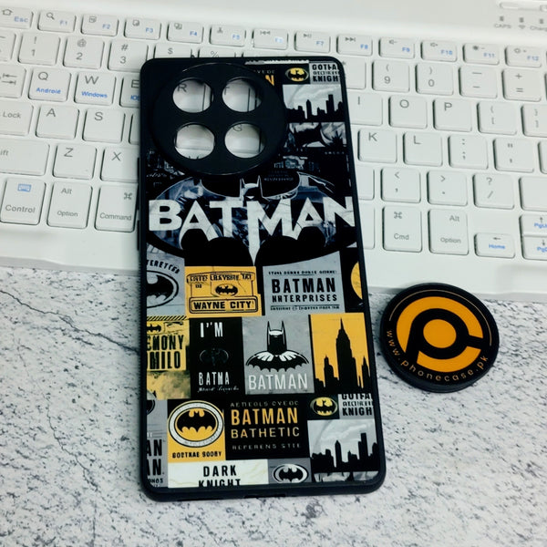 Tecno Camon 30s - BATMAN - Premium Printed Glass soft Bumper shock Proof Case CS-28390