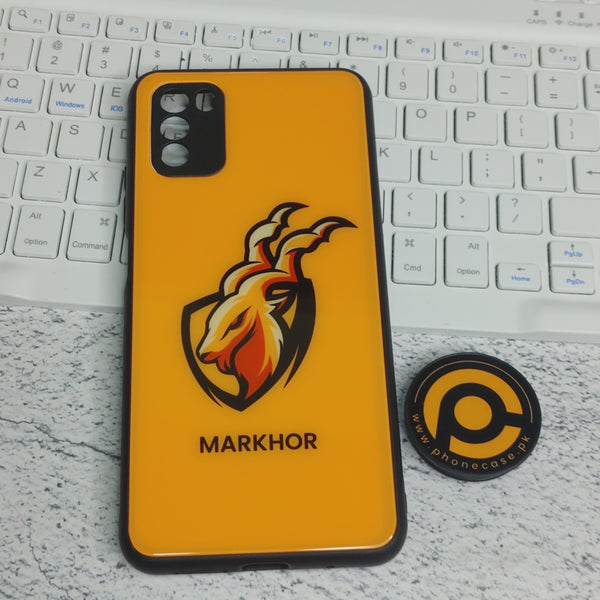 Xiaomi Poco M3 - Markhor  DESIGN 7 - Premium Metal  Printed soft Bumper shock Proof Case CS-28388