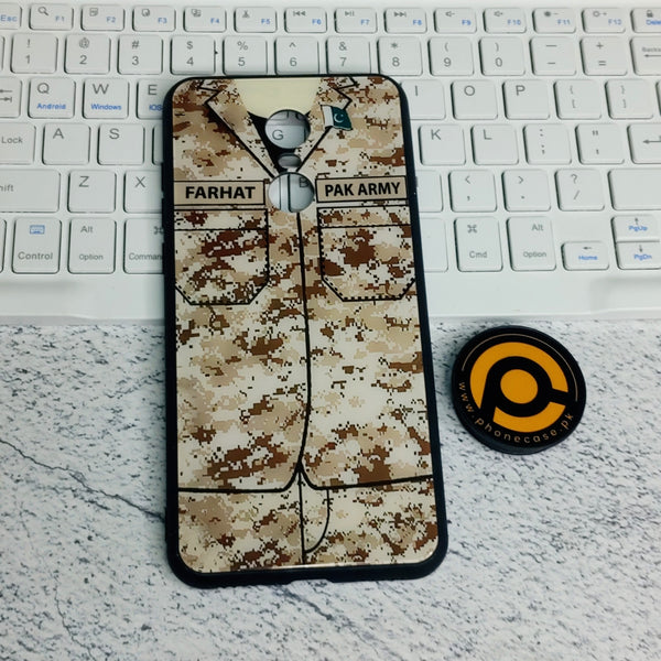 Xiaomi Redmi 5 Plus Army shirt with Custom Name FARHAT  Premium Printed  Case CS-28372