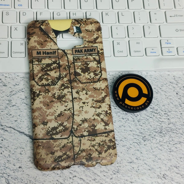 Samsung Galaxy C5 Army shirt with Custom Name Case Premium Printed  hard  Case CS-28373