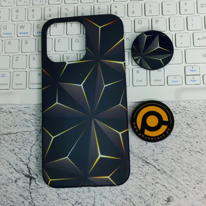 iPhone 14 Pro Max  - 3D Design  6- Premium Printed HARD Case + with pop-socket CS-28764