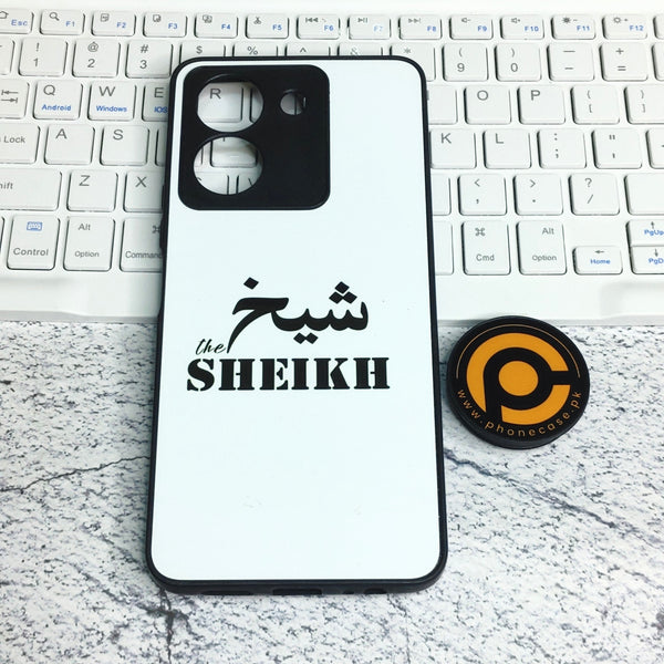 Vivo Y36 4G / Y36 5G / Y78 5G / Y78 Plus 5G / Y27 5G / Y27s - Cast Name Series Sheikh - Premium Metal  Printed soft Bumper shock Proof Case CS-42536