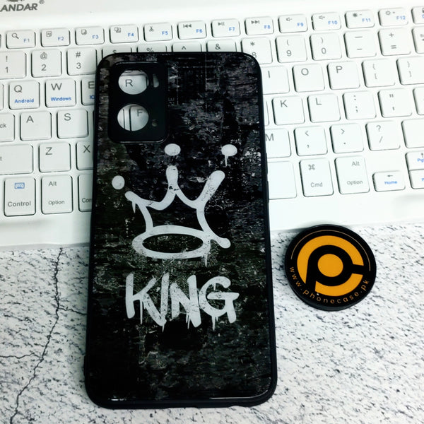 OPPO A76 / OPPO A36/ Oppo A96 - King Series V 2.0 Design 8- Premium Metal  Printed soft Bumper shock Proof Case CS-41625
