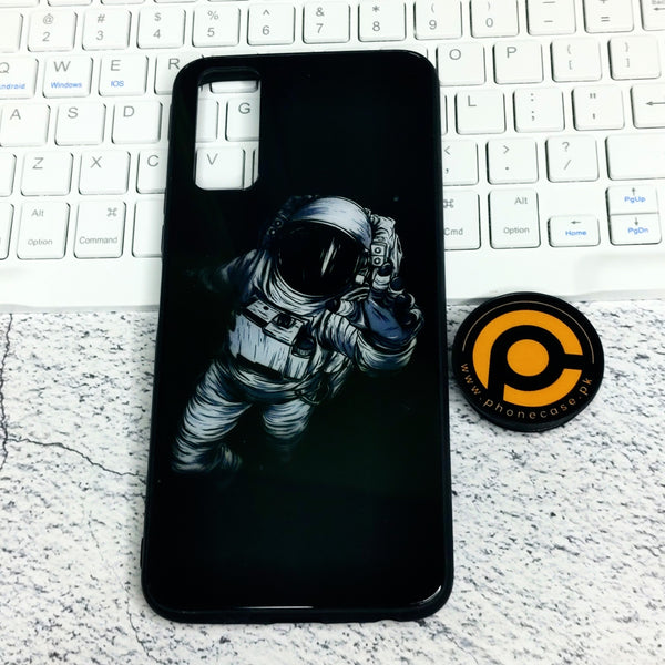 Vivo Y20 -Astronaut Design - Premium Metal  Printed soft Bumper shock Proof Case CS-28840