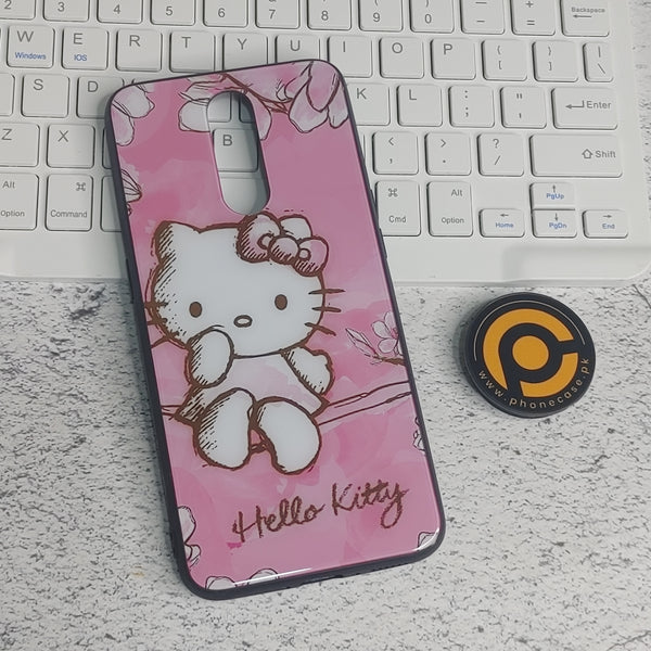 Oppo R17 Pro Hello Kitty Cherry Blossom Case  Premium Printed Metal soft Bumper shock Proof Case CS-29952