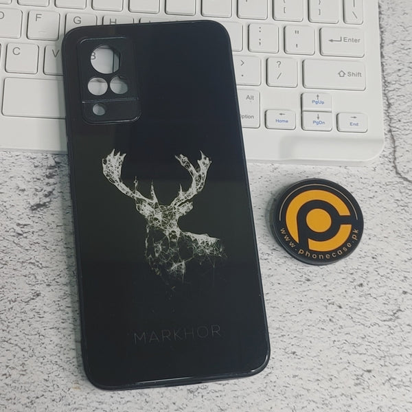 Vivo Y21 4G/ Y33s/ Y21s/ Y21A/ Y21T/Y33T - Markhor Series Design 4  - Premium Printed Glass soft Bumper shock Proof Case  CS-29385 CS-29927 CS-33403
