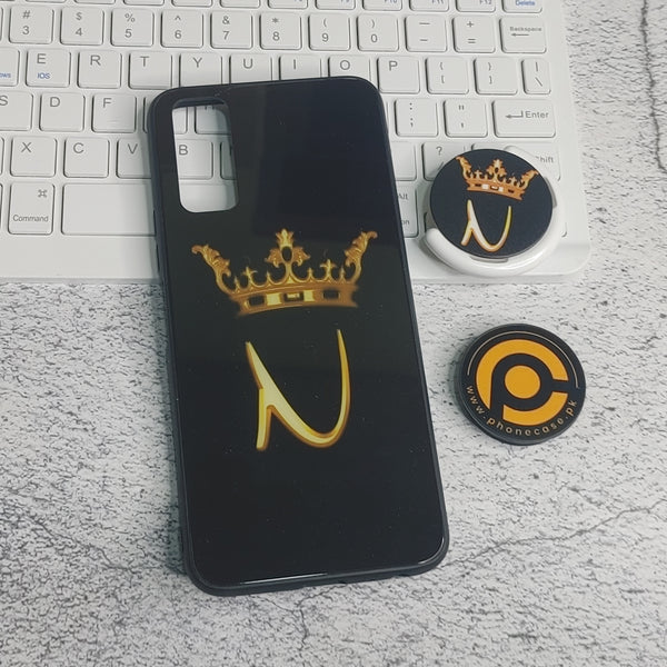 VIVO Y20/Y11S/Y12S/Y20A/Y20S/Y12A King u Alphabet -  Premium Printed case + with pop socket  CS-29891