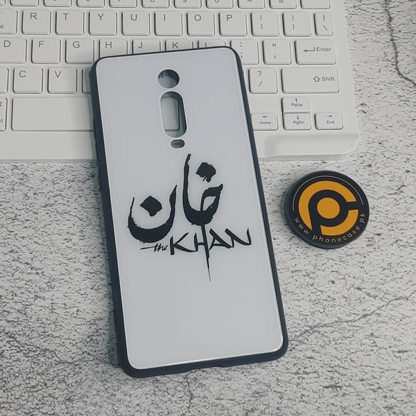 XIAOMI MI 9T The Khan   Premium Printed Glass soft Bumper shock Proof Case  CS-29982