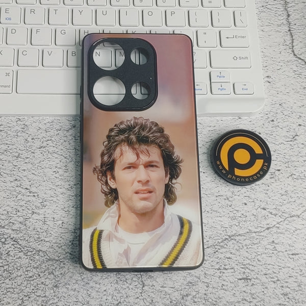 Redmi Note 13 Pro 4G - Imran khan lover - Premium Metal Printed soft Bumper shock Proof Case