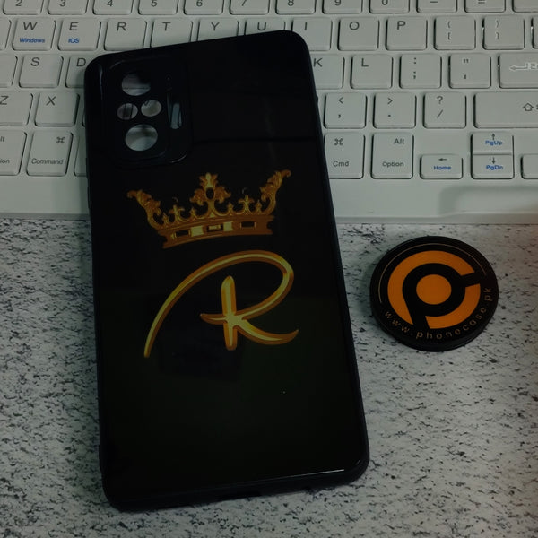 Huawei Y9 Prime (2019) - Alphabet R king - Premium Printed Glass soft Bumper Shock Proof Case  CS-30457
