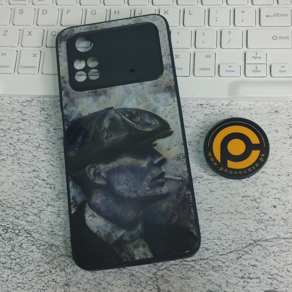 Xiaomi Poco M4 Pro 4G -  Tommy shelby - Premium Metal Printed soft Bumper shock Proof Case  CS-30602
