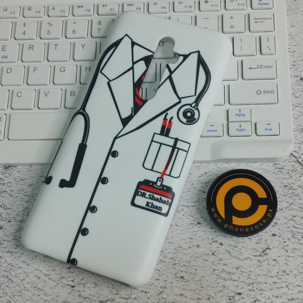 Oppo Reno 2F /2Z  - Doctor Costume name  ( Dr. Shahab Khan ) - Premium Printed Hard Case  CS-30765